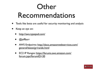 AWS Security: A Practitioner's Perspective