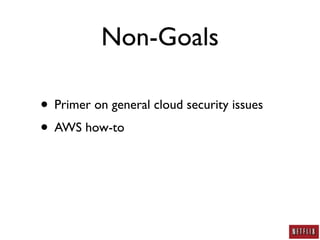 AWS Security: A Practitioner's Perspective