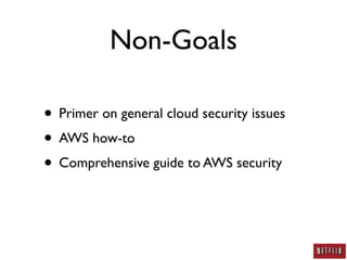 AWS Security: A Practitioner's Perspective
