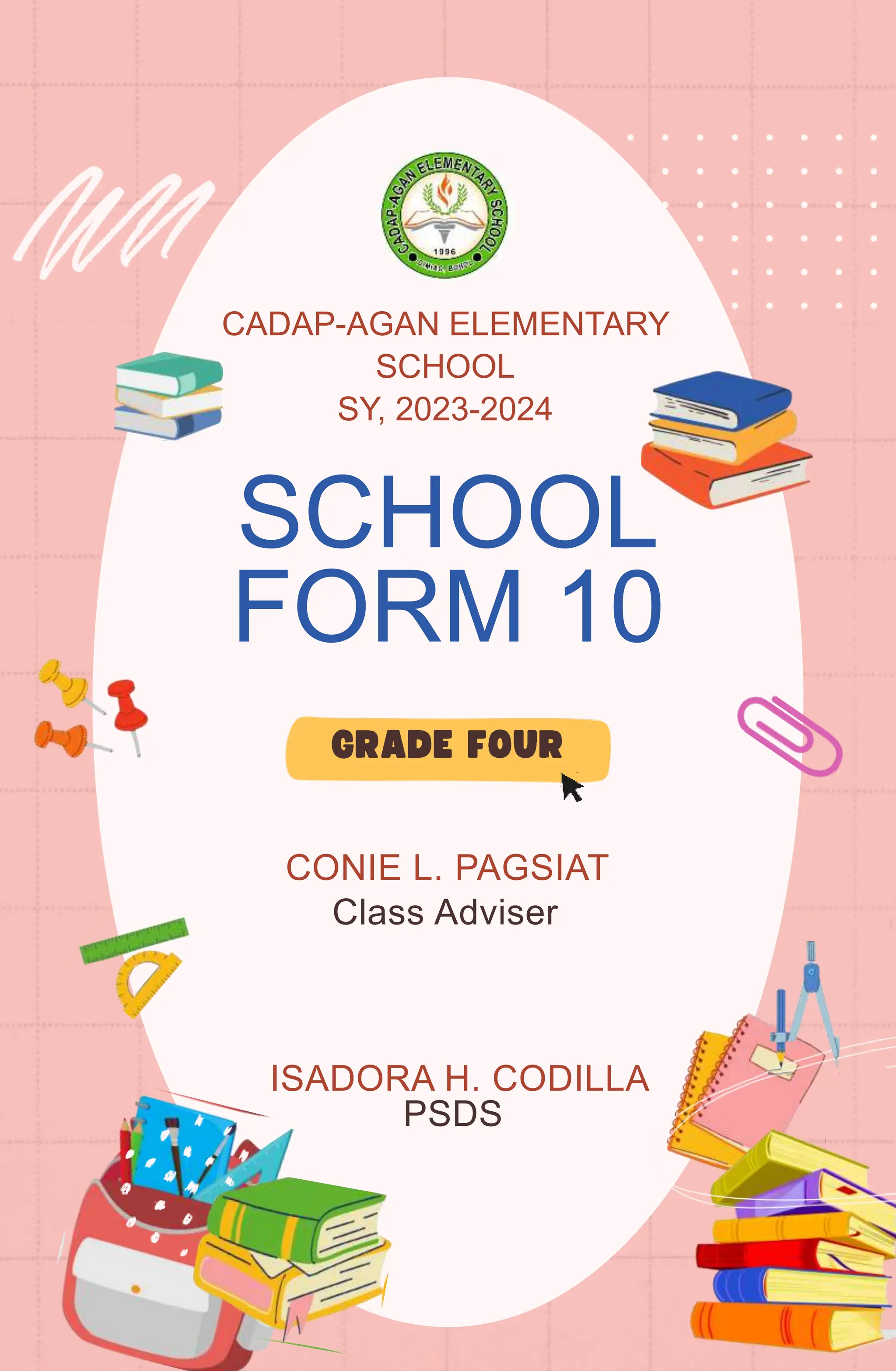 DEPED SCHOOL FORMS COVERPAGE SAMPLE .pptx