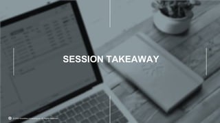 © 2020 Snowflake Inc. All Rights Reserved.
SESSION TAKEAWAY
© 2020 Snowflake Computing Inc. All Rights Reserved
 