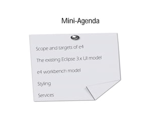 Mini-Agenda
 