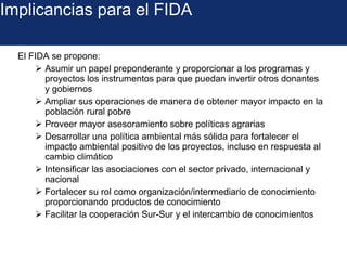 Marco Estratégico del FIDA 2011-2015