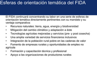 Marco Estratégico del FIDA 2011-2015