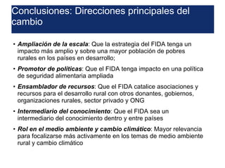 Marco Estratégico del FIDA 2011-2015