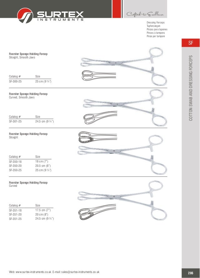 COTTON SWAB AND DRESSING FORCEPS