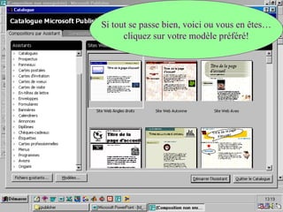 Si tout se passe bien, voici ou vous en êtes…
cliquez sur votre modèle préféré!
 