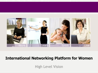International Networking Platform for Women High Level Vision 
