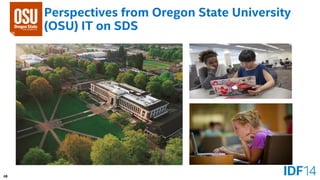 34 
Perspectives from Oregon State University (OSU) IT on SDS 
20 
 