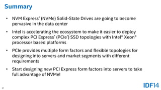 PCI Express* based Storage: Data Center NVM Express* Platform ...