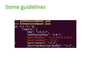 Some guidelines
 