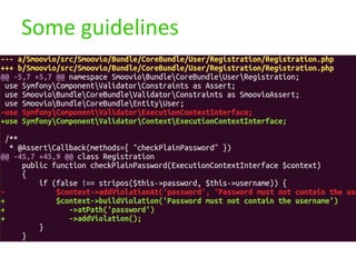 Some guidelines
 