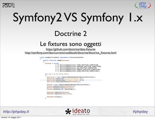 Symfony2  per utenti Symfony 1.x: Architettura, modelli ed esempi