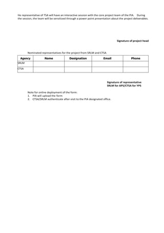 SF 3.3A Project Execution Rediness Assessment.doc