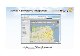 Google / Salesforce Integration




                   © www.salesfactory42.com
 