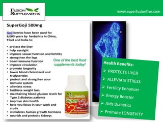 www.superfusionfive.com

One of the best food
supplements today!

46

 