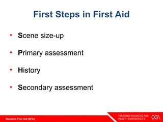 Comprehensive Standard First Aid Training for Health Emergencies | PPT