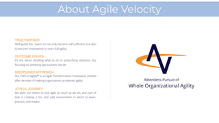Overcome Transformation Impediments with Outcome-Driven Agility - David Hawks - Southern Fried Agile 2019