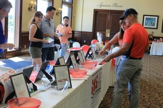 Swing Fore A Cure - raffle table