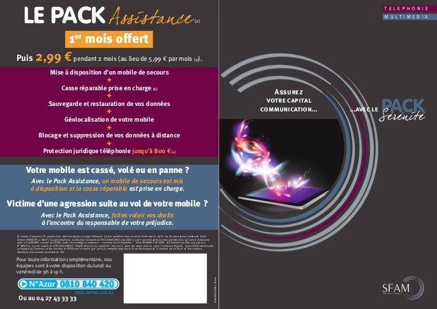 SFAM - Offre téléphonie générale