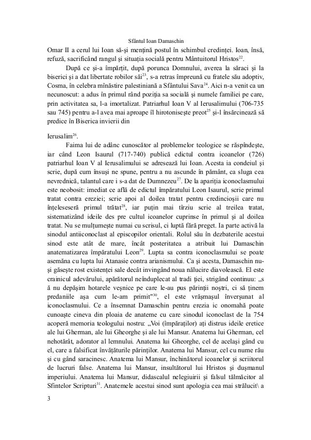 Sfantul Ioan Damaschin Dogmatica