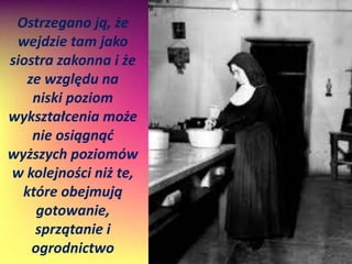 S faustina and the divine mercy (polish)