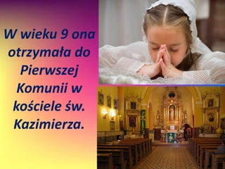 S faustina and the divine mercy (polish)