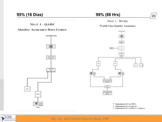 20
Mg, Ing. Jack Daniel Cáceres Meza, PMP
95% (18 Días) 99% (88 Hrs)
 