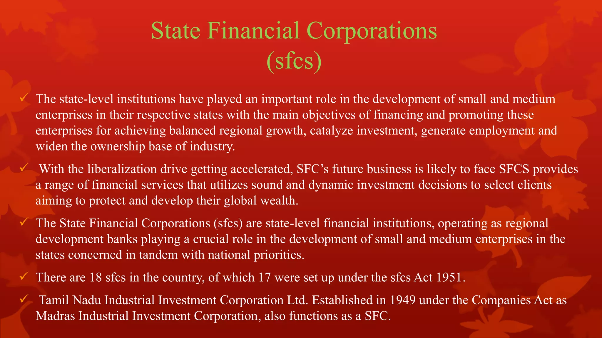 State Financial Services state financial corporation | PPTX