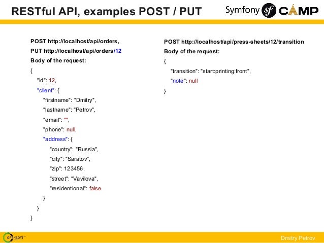 request patch example API RESTful in requests POST/PATCH Handle complex