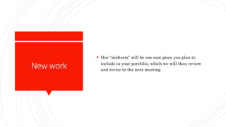 Intro to Creative Writing Portfolio