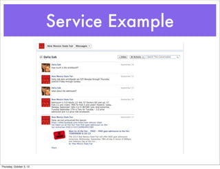 Service Example
Thursday, October 3, 13
 
