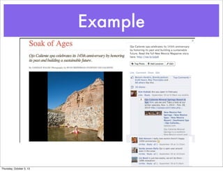 Example
Thursday, October 3, 13
 