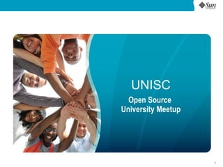 UNISC
  Open Source
University Meetup




                    2
 
