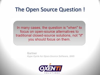 The Open Source Question !
 