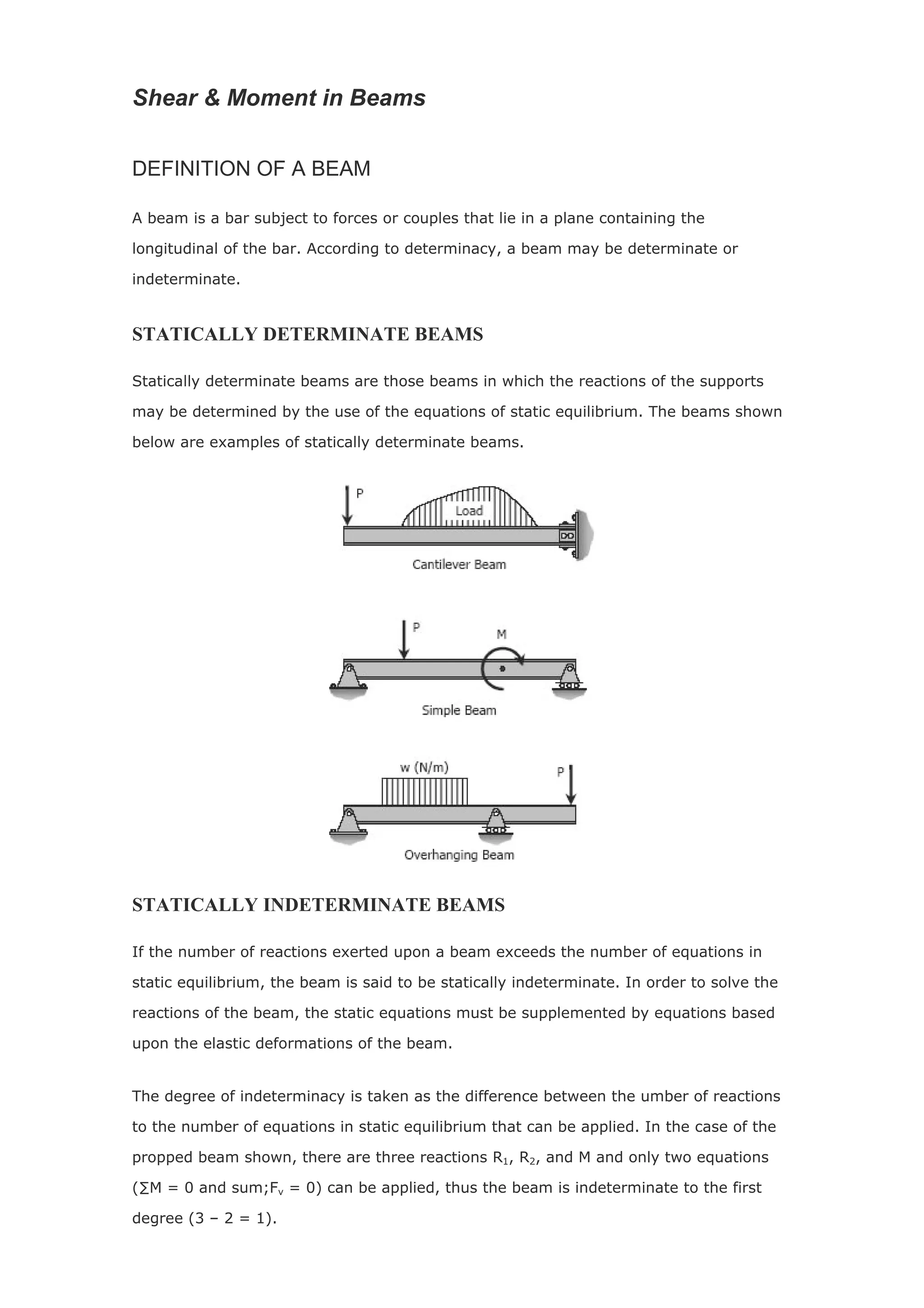 Solution of Chapter 04 shear & moment in beams Strength of