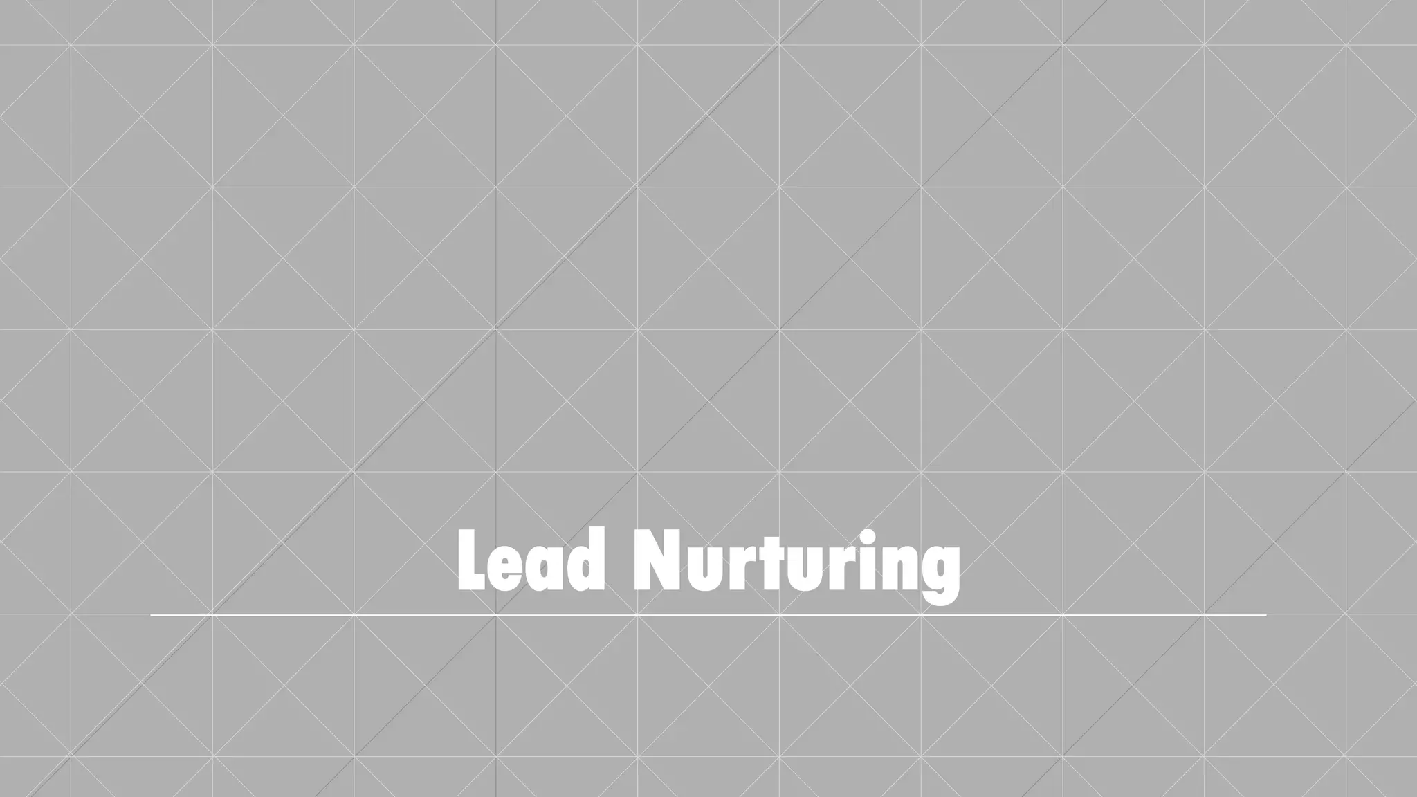 Lead Nurturing
 
