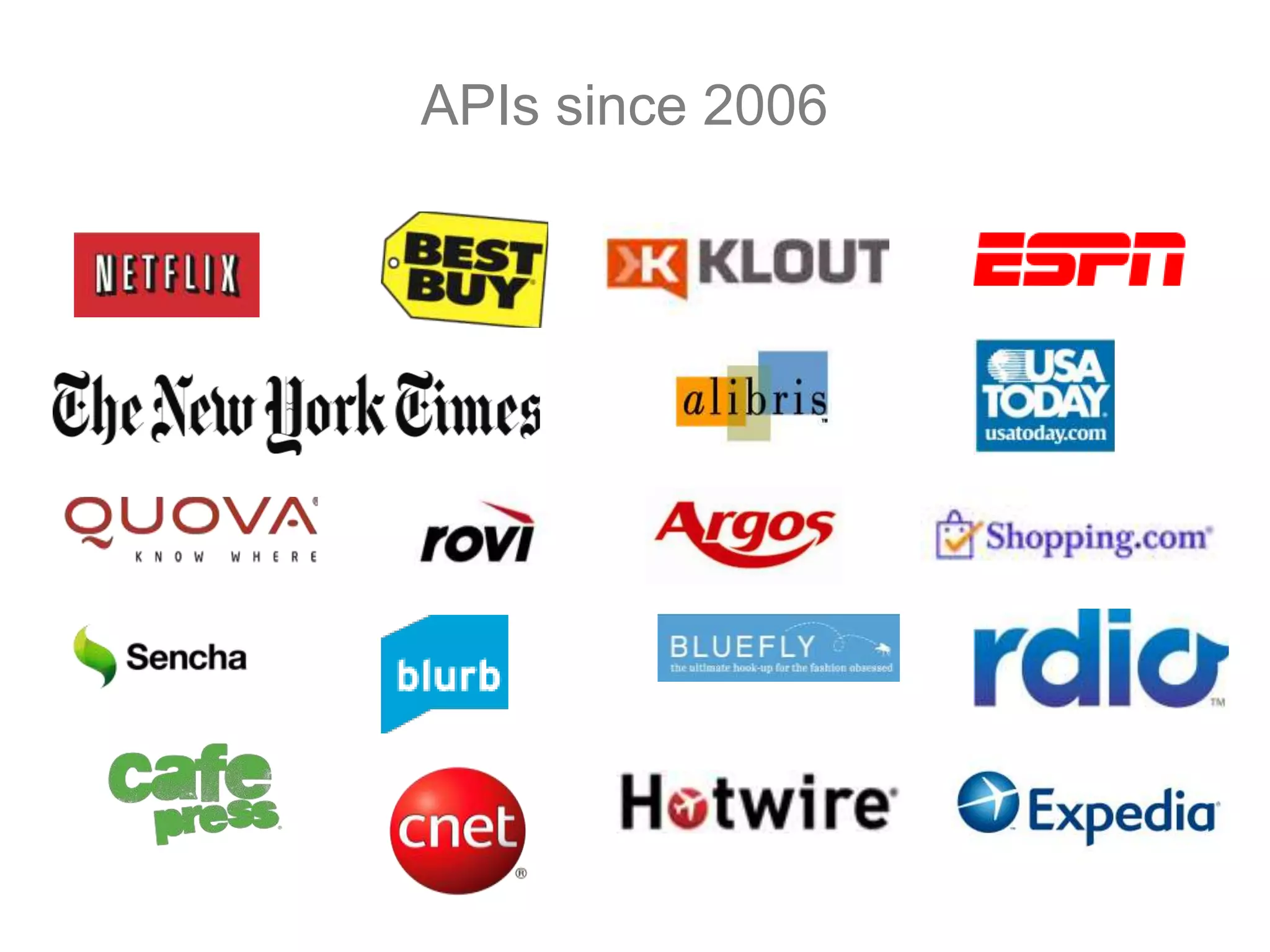 Modern API management trendsPlease Drop the SOAPChat Less, Do MoreInteractive DocumentationGrowing of internal and partner API usageMainstream API Success (upside + downside)