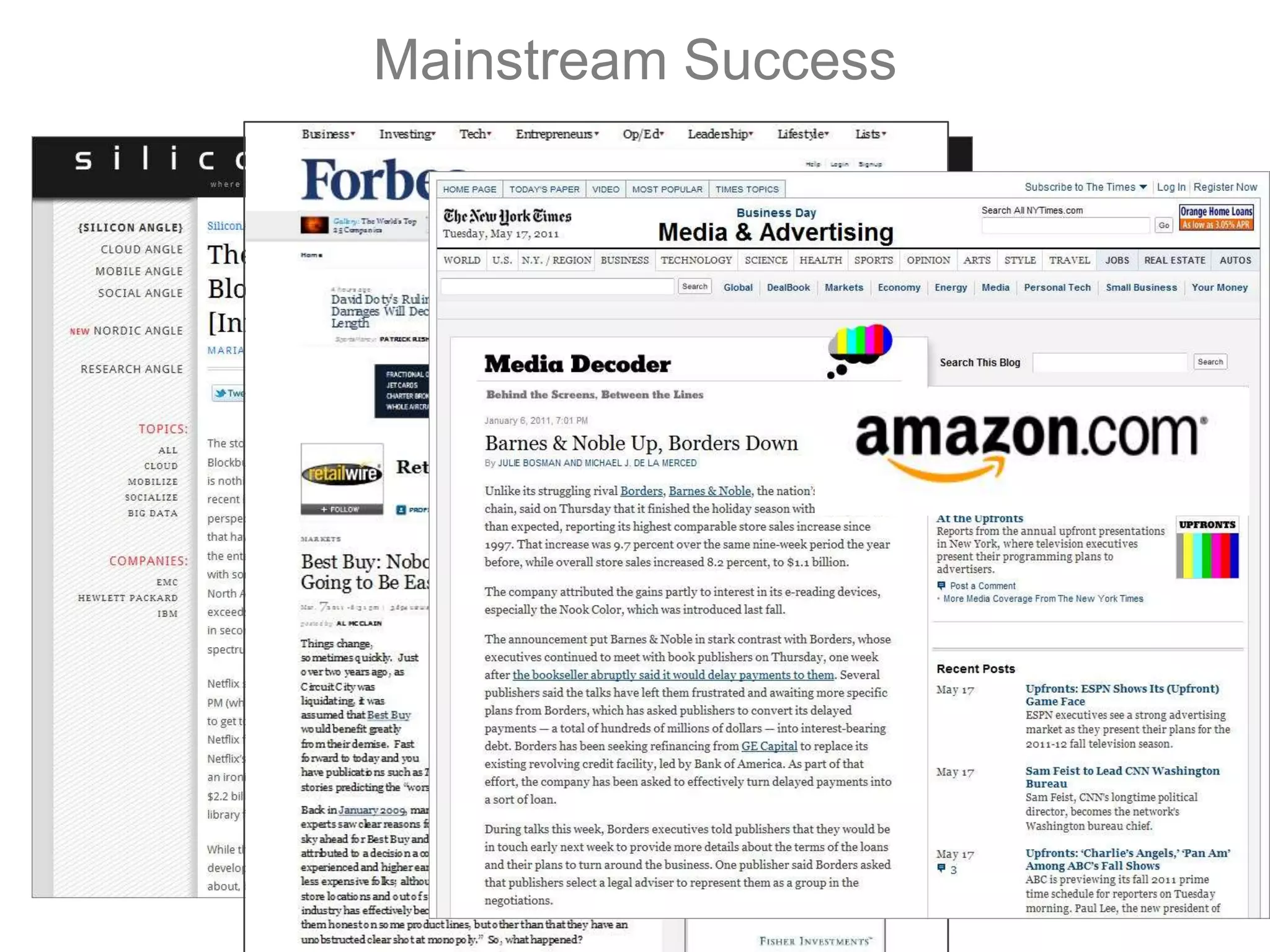 Restructuring for Internal, Partner Growth