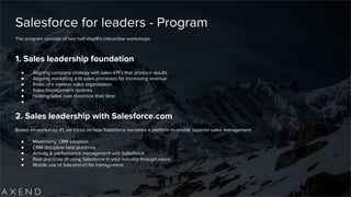 Salesforce for Leaders program | PDF