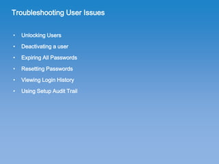 SFDC User Setup | PDF