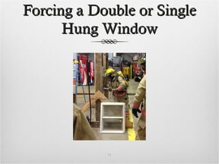 Forcing a Double or SingleForcing a Double or Single
Hung WindowHung Window
71
 