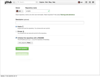sábado, 15 de setembro de 12
 