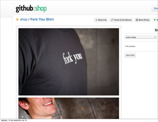 sábado, 15 de setembro de 12
 