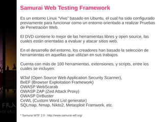 Samurai Web Testing Framework 2.0 | PDF