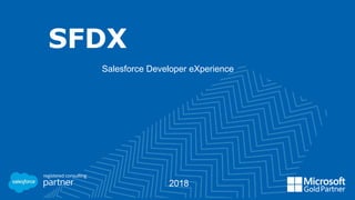 SFDX
Salesforce Developer eXperience
2018
 