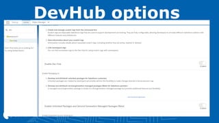 DevHub options
 