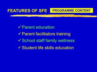 Implement and publicise the programmes