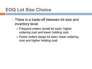 Sfe inventory management | PPTX