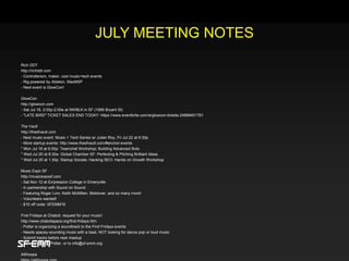 SF-EMM July 2016 Meetup